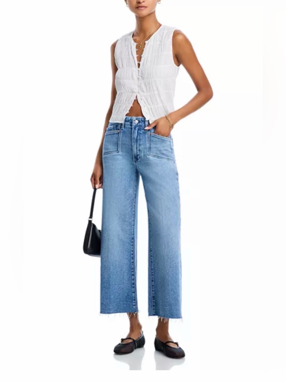 PAIGE Anessa Wide Leg Jeans